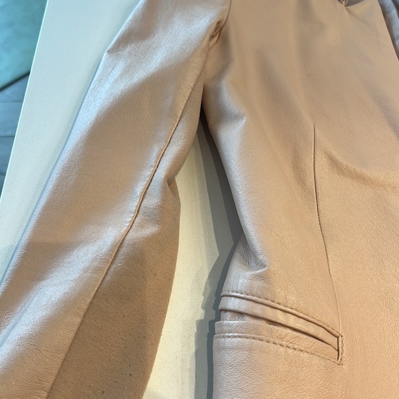 Taupe Bebe leather blazer - Picture 3 of 4